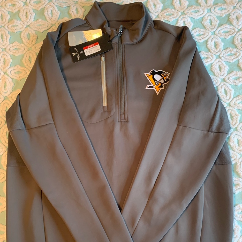 Pittsburgh Penguins 1/4 zip Mens Large